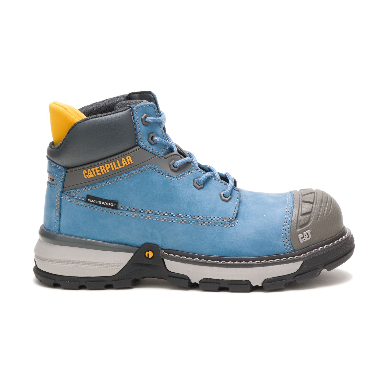 Caterpillar Excavator Superlite Waterproof Nano Toe Philippines - Womens Work Boots - Blue 45871WFAQ